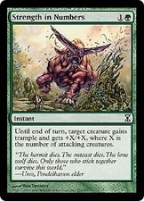 Time Spiral Strength in Numbers x4 Magic The Gathering NM
