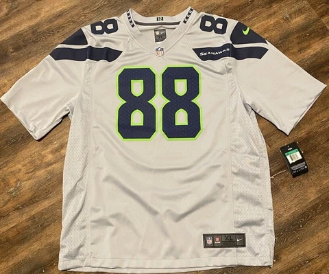 Nike On-Field Seattle Seahawks #88 Jimmy Graham Jersey Gray Men's XL Brand New Cover
