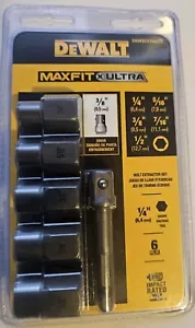 *Dewalt 6 Piece Bolt Extractors Set DWABEXTRACT5 - Picture 1 of 4