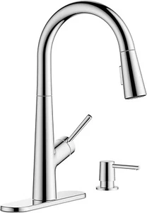 HANSGROHE LACUNA PULL DOWN KITCHEN FAUCET ,BRAND NEW IN BOX. CHROME - Picture 1 of 3