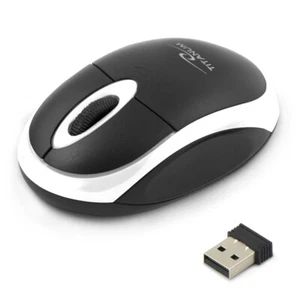 PC Maus Kabellos USB Wireless Mouse Computer Notebook Laptop Funk 2.4Ghz Weiß - Bild 1 von 1
