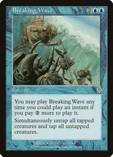 1 x MTG NM Breaking Wave Invasion Rare
