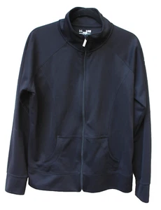 Under Armour Semi-Fitted Full Zip Jacket Women's Size XL Black, Stretch - Picture 1 of 3
