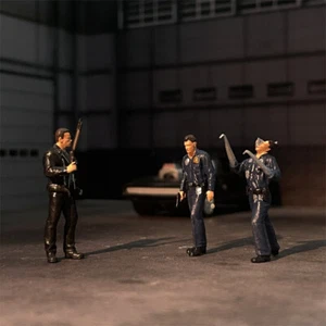 Modellino classico in resina scala 1/64 Il Terminator T800 T1000 figure diorami - Foto 1 di 9