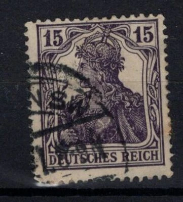 Germany 1917 Michel Blue Violet 101c Used Paper Backing No Hinge CV €200 Lot 265 - Image 1 of 2
