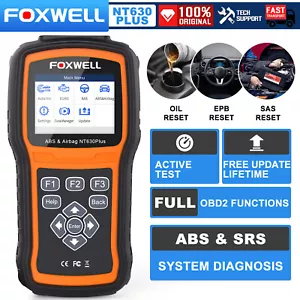 FOXWELL OBD2 Scanner Automotive ABS SRS System Bidirectional Control OIL EPB SAS - Foto 1 di 9
