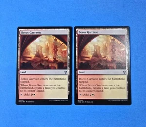 2x Boros Garrison Commander Murders Karlov Manor 2024 Mtg Magic Card Land 251 - Picture 1 of 2