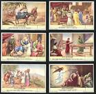 6 Sammelbilder Liebig, Serie Nr. 1667: Jezus´ Kinderjaren, Nazareth, Ägypten, J 