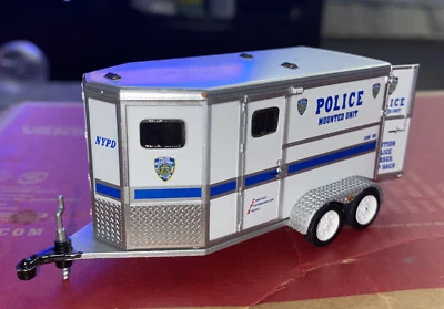 New York Police Department NYPD Horse Transport Trailer Police Horse Trailer - Image 1 of 4