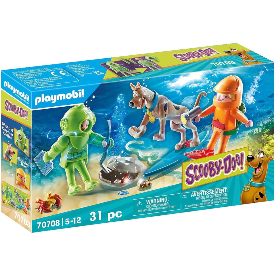 Playmobil 70708 Scooby-Doo! Adventure With Ghost Of Captain Cutler Playset - Image 1 of 3