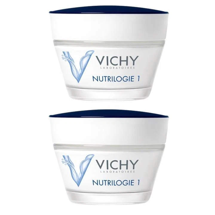 Vichy Nutrilogie 1 Creme 2x50ml Intensiv Aufbaupflege für trockene Haut ANGEBOT