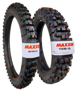 Maxxis 110/90-19 80/100-21 Desert IT Tires Front Rear Tire Set Dirt Bike - Picture 1 of 8