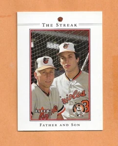 CAL RIPKEN FATHER & SON CARD # 14 FLEER 2001 CAREER HIGHLIGHTS LIMIT 50,000 - Picture 1 of 1