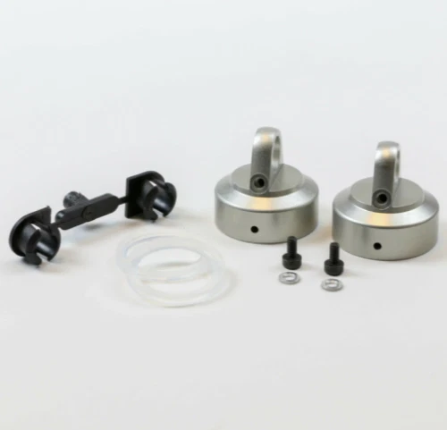 Mugen Seiki Emulsion Damper Caps (2pcs): X8R/8RE/8/E, X8T/E E2572a - Image 1 of 1