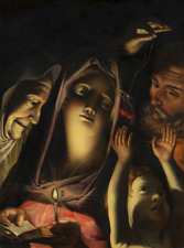 Holy Family with Saint Anne | Jacques Bellange | 1616 Renaissance Biblical Print