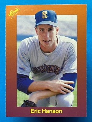 1989 Classic Update Orange Travel Edition Erik Hanson #145 - Image 1 of 2