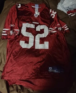 RARE BRAND NEW SF SAN FRANCISCO 49ERS REEBOK WILLIS SIZE XL MENS L@@K - Picture 1 of 3