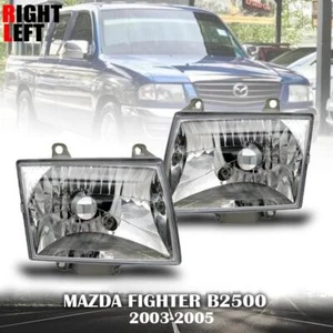 Head Light Front Lamp RH LH Pair For Mazda B-Series B2500 Fighter 2003-2005 - Bild 1 von 7