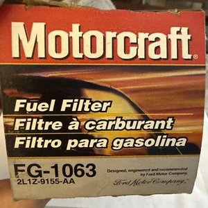 Genuine Ford OEM Motorcraft Engine Fuel Filter Gas Filter FG 1063 1PC NEW - Picture 1 of 3