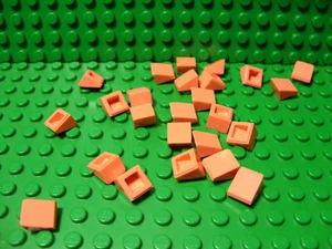 ** LOTE 25 CT ** Lego NUEVO Coral 1 x 1 Pendiente "queso" Piezas Lote de 25 - Imagen 1 de 1