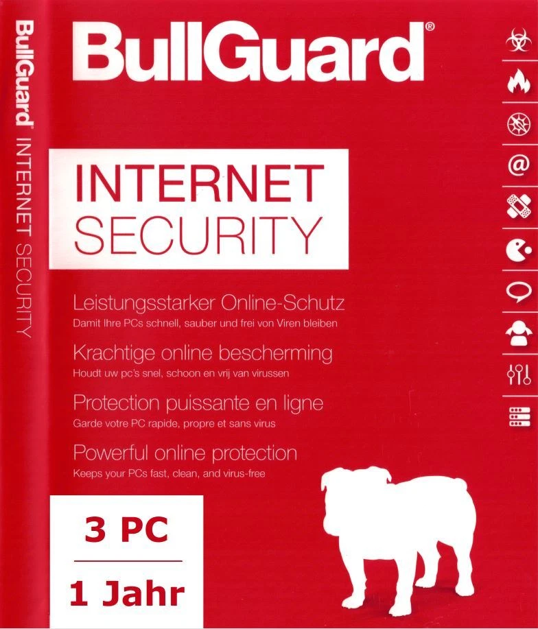 Bullguard Internet Security *3-PC / 1-Jahr* (Gültig für 2022 2023) Windows / KEY - Bild 1 von 1