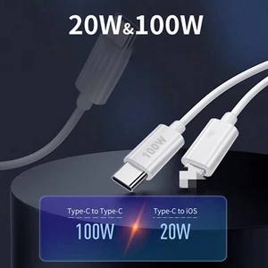 USB Data For And Type C Devices Convenient 2 In 1 Charging Solution For - Zdjęcie 1 z 6