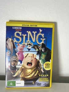 # Sing (Ref:1) ~ DVD ~ Region 2,4,5 ~ PAL ~ McConaughey Witherspoon ~ FREE post! - Picture 1 of 1