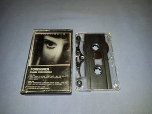 FOREIGNER INSIDE INFORMATION CASSETTE TAPE ALBUM - Picture 1 of 2