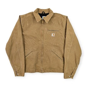 Carhartt Detroit EJ196 CML Y2K Workwear Jacke Braun Herren Large  - Bild 1 von 8