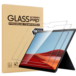 Tempered Glass Screen Protector Saver Film for Microsoft Surface Pro 12/ 11/ GO - Picture 1 of 24