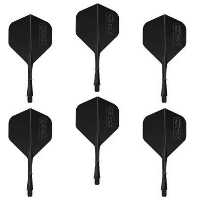 Price reduction sale:CyeeLife 6/12pcs Molded Dart Flight and Shaft in One Piece - image 1 of 2