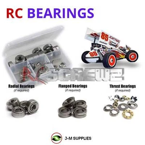 RCScrewZ Metal Shielded Bearings ofn052b for Ofna Hyper Sprint RTR 1/8th | KIT - Picture 1 of 15