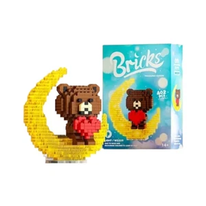 Cute Bear Light-Up Building Blocks - the Perfect Educational Birthday Gift for F - Picture 1 of 7