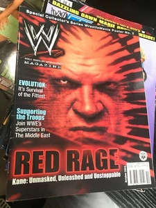WWF WWE Magazine OCTOBER 2003 Kane + WrestleMania Poster - Picture 1 of 3