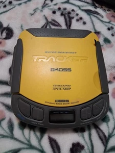 Reproductor de CD portátil resistente al agua Koss Tracker 1997 vintage anti saltos - Imagen 1 de 10