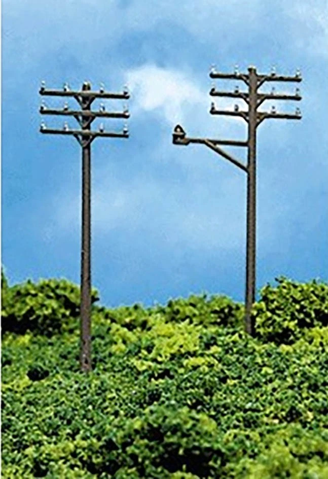 Postes telefónicos accesorios ferrocarril/tren escala Atlas N (paquete de 12) Foto 1 de 1