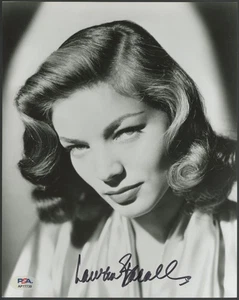 LAUREN BACALL (1924-2014) signed 8x10 photo | "The Big Sleep" autograph PSA/DNA - Picture 1 of 1