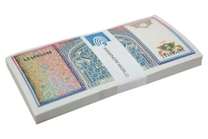 Uzbekistan 5 Som, 1994, P-75, UNC X 100 PCS Bundle Pack - Picture 1 of 2