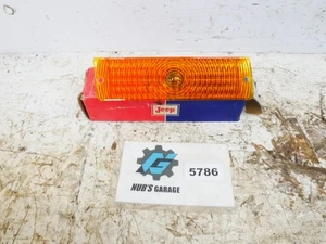 NOS LH Turn Signal Parking Light Lens Amber Jeep Kaiser FSJ Gladiator - Picture 1 of 7