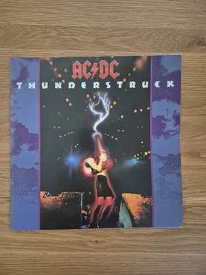 AC/DC Thunderstruck 12" Poster Sleeve UK 1990 Vinyl Record  - Image 1 of 4