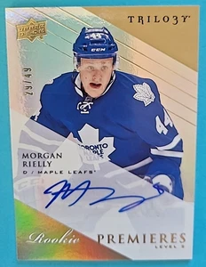 2013-14 Morgan Rielly Upper Deck Trilogy Rookie Premieres Autograph RC Auto /49 - Bild 1 von 4