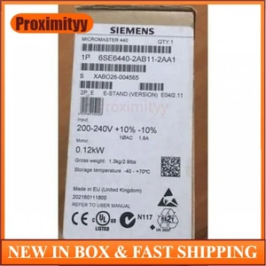 New Siemens 6SE6440-2AB11-2AA1 6SE6 440-2AB11-2AA1 MICROMASTER440 without filter - Picture 1 of 7