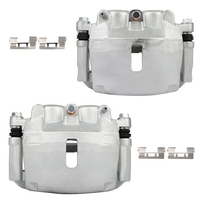 Par de pinzas de freno de disco delanteras con soporte para Ford F-150 2009 Ford Lobo 2009-2014 Foto 1 de 4