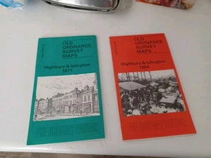 Highbury And Islington Old Ordnance Survey Maps Godfrey Edition 1871 And 1894 - Picture 1 of 4