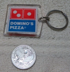 Vintage Domino's Pizza Werbung Schlüsselanhänger Schlüsselring - Bild 1 von 2