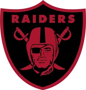 Calcomanías de casco de fútbol americano talla mini inspiradas en rayas rojas de los Raiders Lunar - Imagen 1 de 3