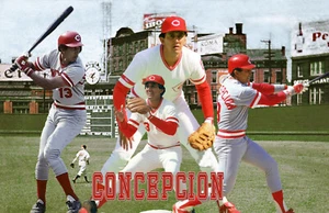 Cincinnati Reds Lithograph print of  Dave Concepcion  17 x 11 - Picture 1 of 1