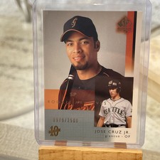 RARE 2003 * JOSE CRUZ JR * GIANTS * UPPER DECK * SP 979/2500 BASEBALL CARD #103