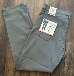Pantalones de hombre Momentum 5 bolsillos gris rayón platino gris platino cobre y roble nuevos con etiquetas $65 - Imagen 1 de 12