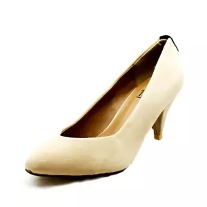 DAMEN NIEDRIGABSATZ KURZSCHUHE KÄTZCHENABSATZ PUMPS ARBEITSSCHUHE - Bild 1 von 17